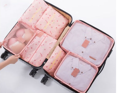 Travel Packing Cubes Set – Waterproof Nylon Organizer Bag for Trips