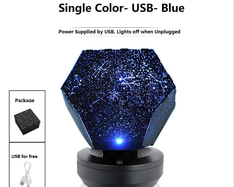 LED Galaxy Projector Night Lamp – Starry Sky Projector LED Night Light for Bedroom