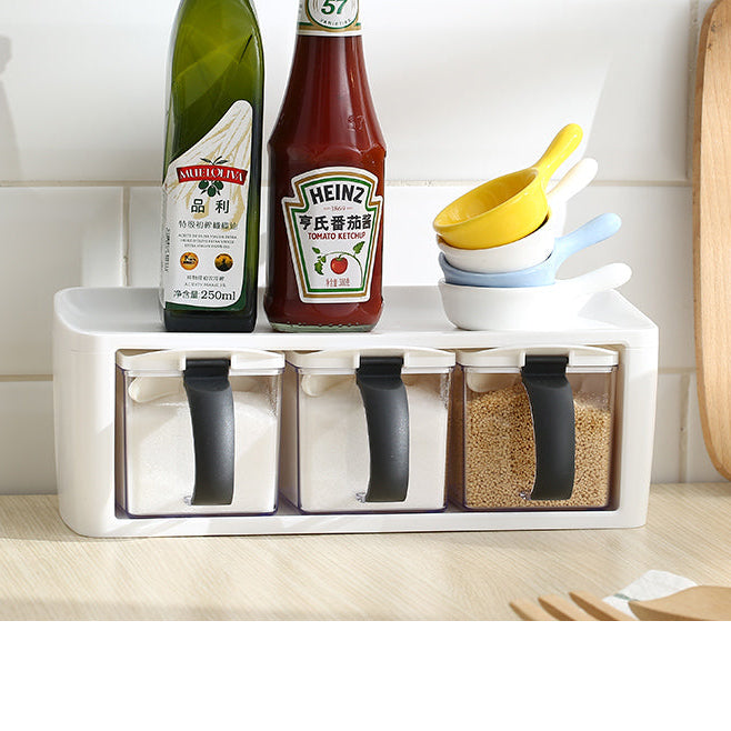 Stackable Spice Rack Organizer – Kitchen Herb & Seasoning Jar Storage