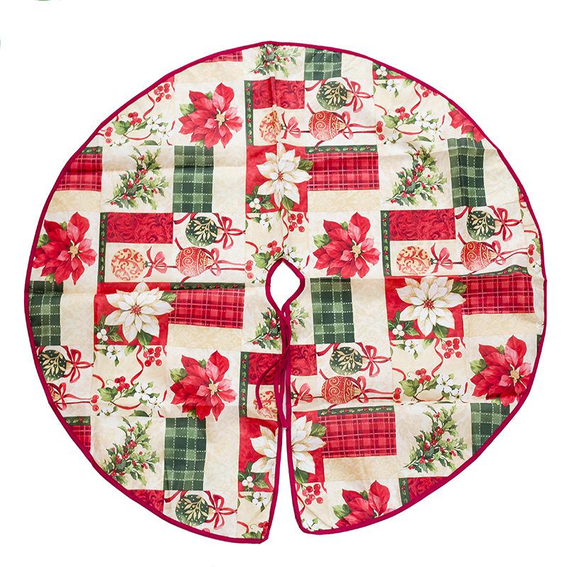 Christmas Tree Skirt Decoration – Festive Xmas Tree Base Cover for Holiday Home Decor