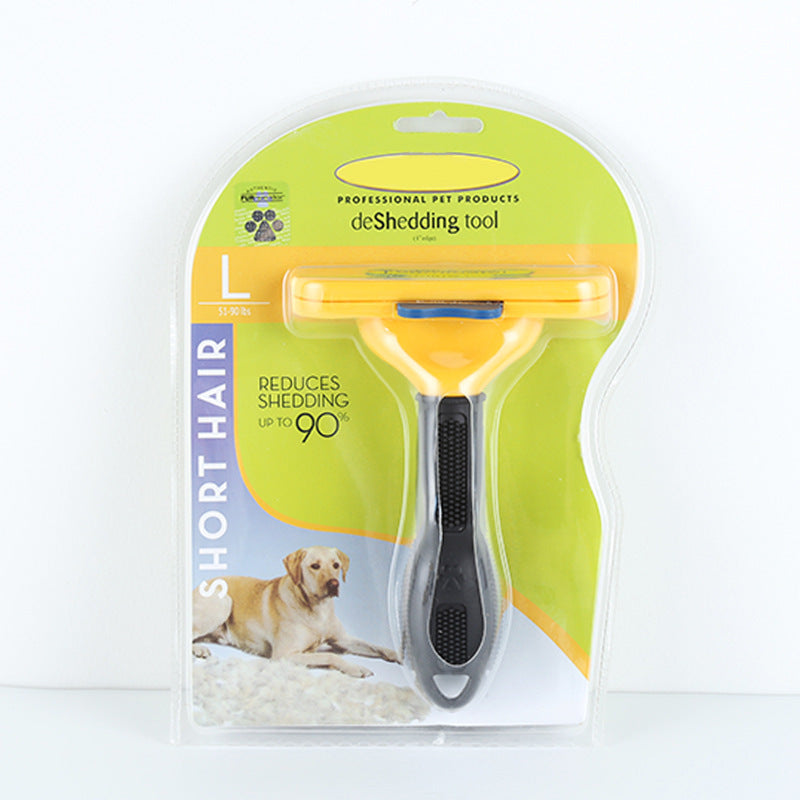 Professional Pet Grooming Brush Dog Cat Hair Deshedding Cleaning Care Tool