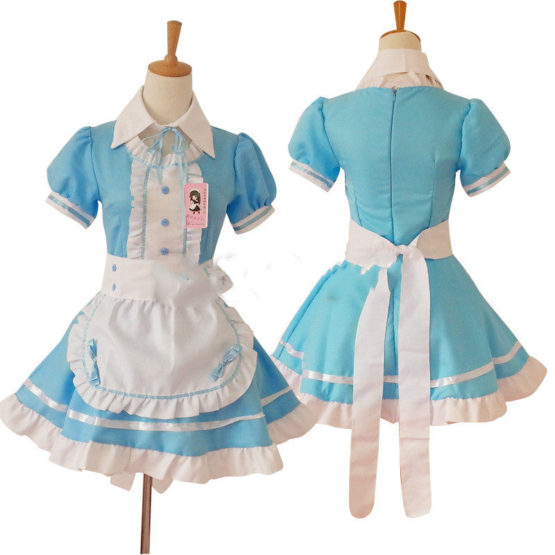 Anime Maid Cosplay Costume – Black & White Sexy Outfit for Halloween & Parties