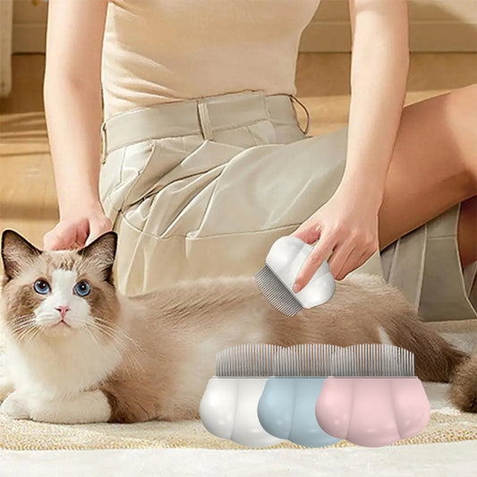 Pet Shedding Brush Comb – Dog Cat Flea Lice Removal Grooming Tool