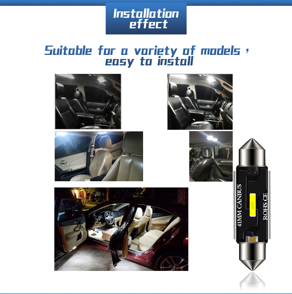 Car Interior LED Reading Light – USB Adjustable Clip Auto Night Lamp