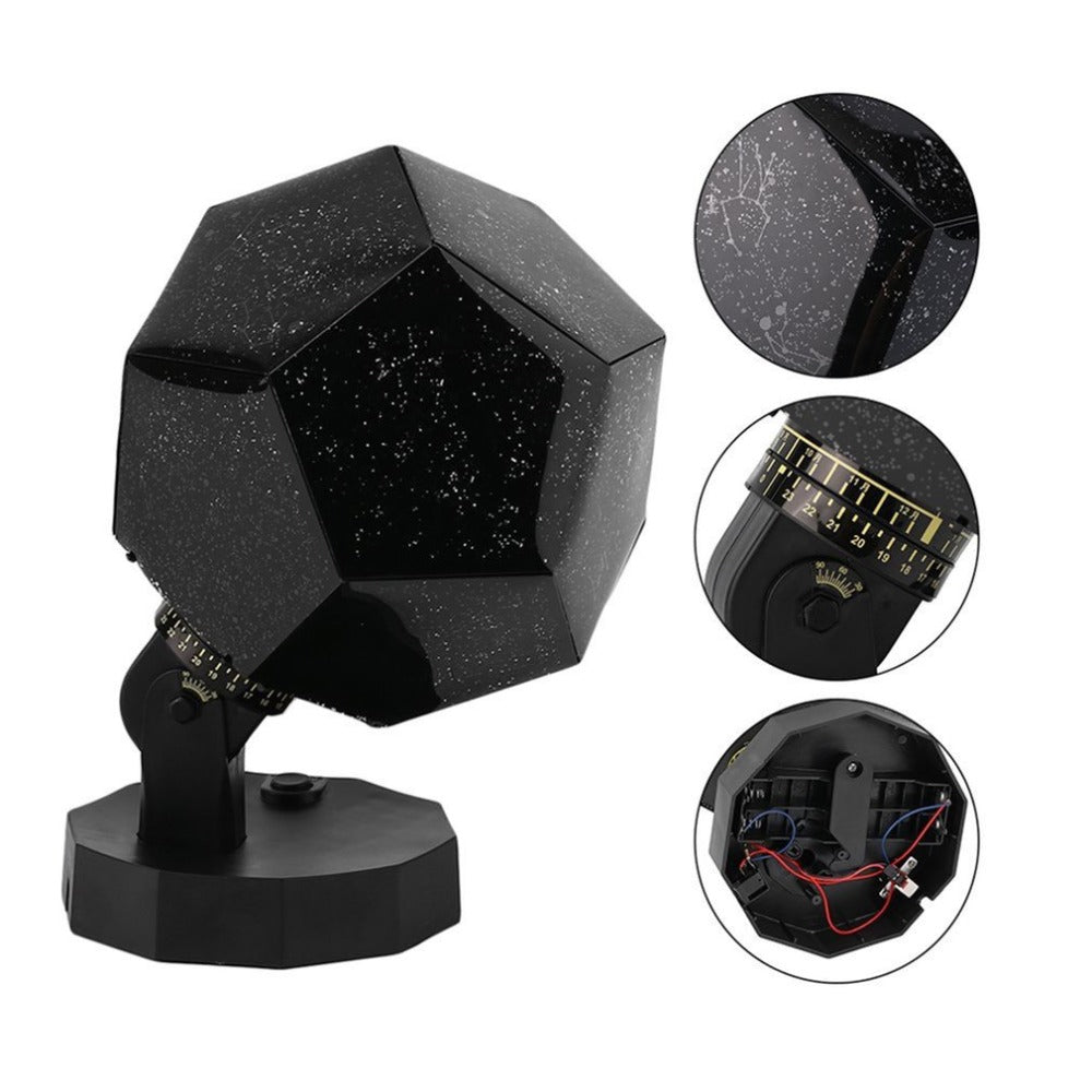 Romantic Star Projector Lamp – LED Galaxy Night Light for Bedroom & Relaxing Ambience