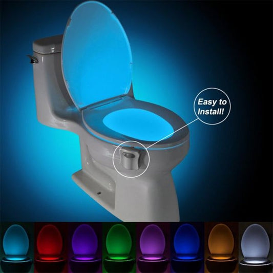 Toilet Sensor Night Light – Color Changing LED for Safe Night Bathroom Visits