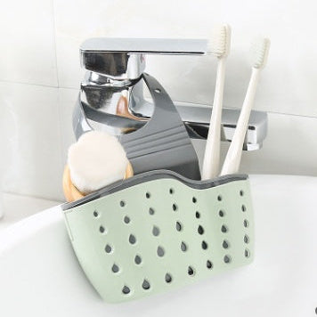 Kitchen Drain Holder Rack – Easy Install Sponge Organizer for Clutter-Free Sink Area