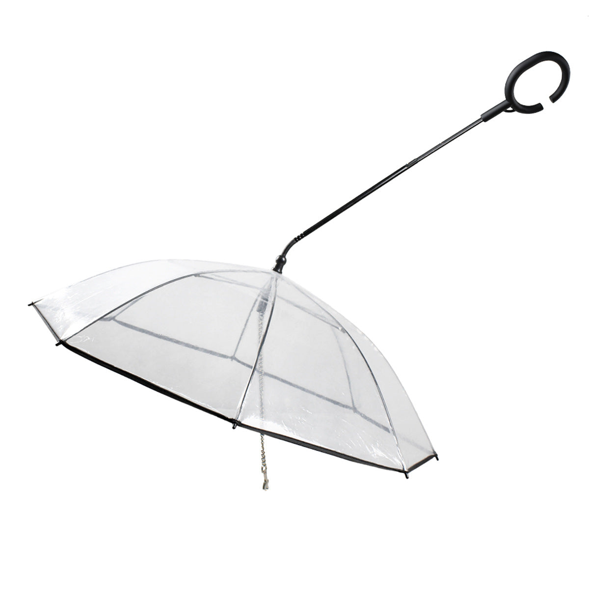 Pet Rain Umbrella – Transparent Dog Umbrella for Walking