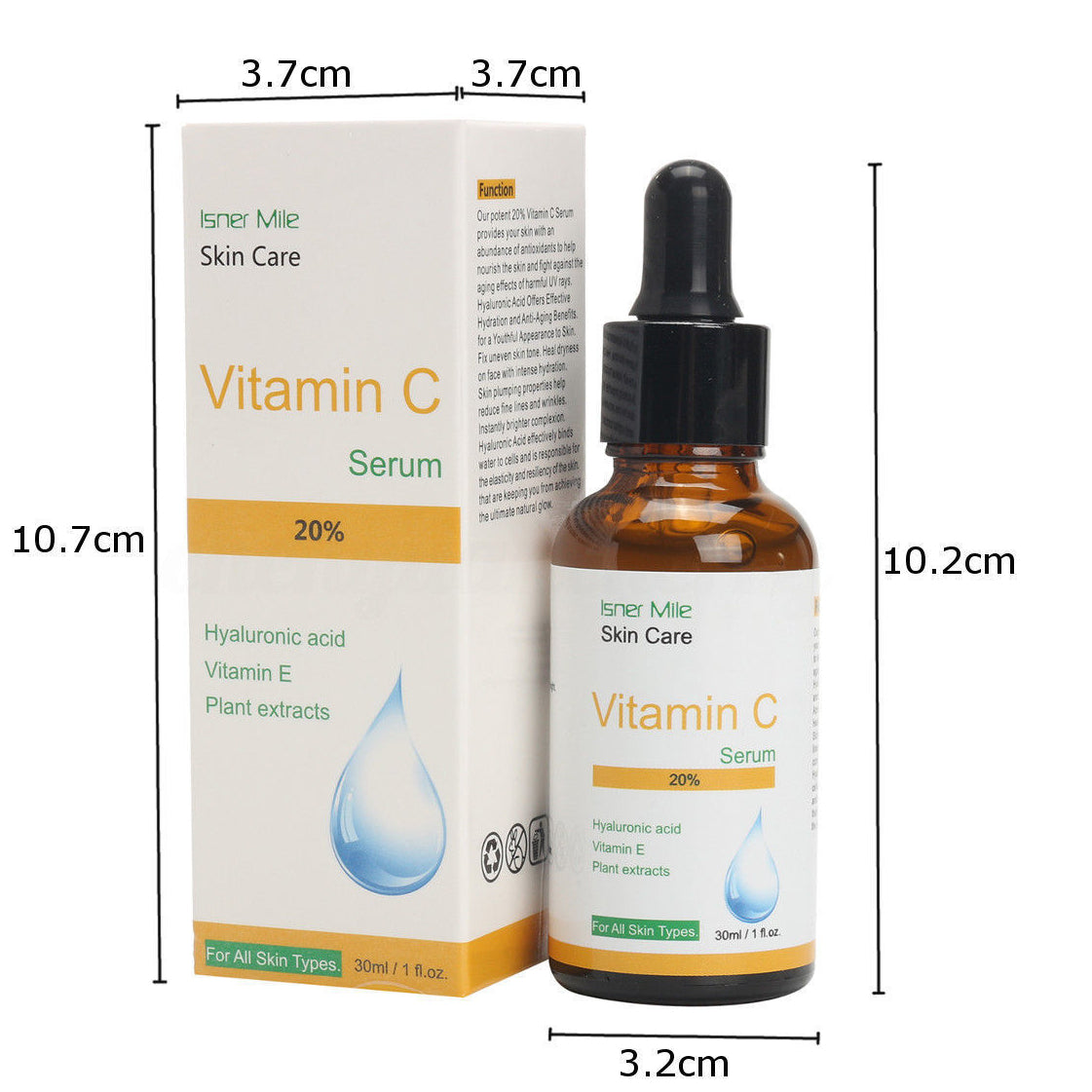 Vitamin C Facial Serum | Dark Spot Remover & Youthful Glow Skin Care