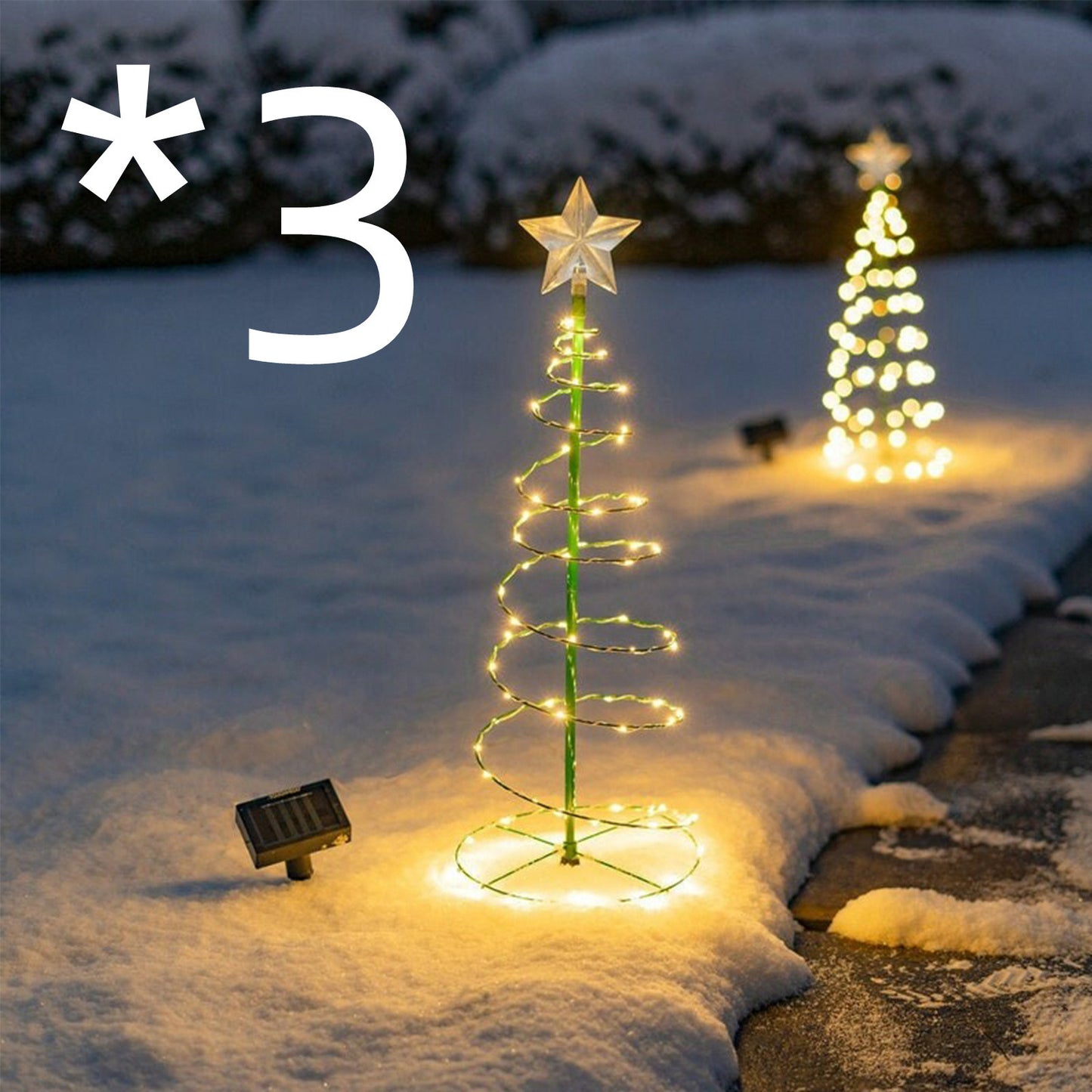 Sparkling Christmas Tree Lighting for Gardens and Courtyards