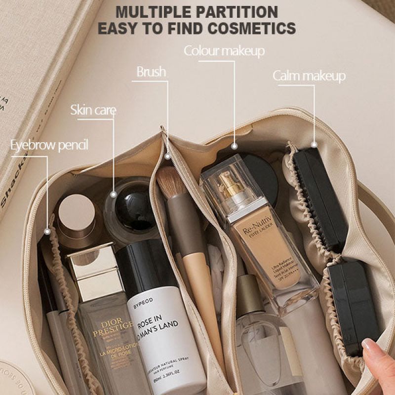 Travel Toiletry Bag for Women – Big Capacity Cosmetic & Makeup Organizer