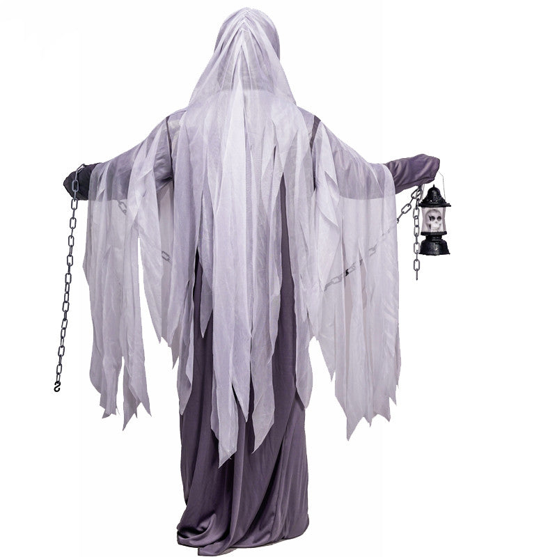 Halloween Horror Cloak Costume – Lantern Ghost Cosplay Robe for Party & Events