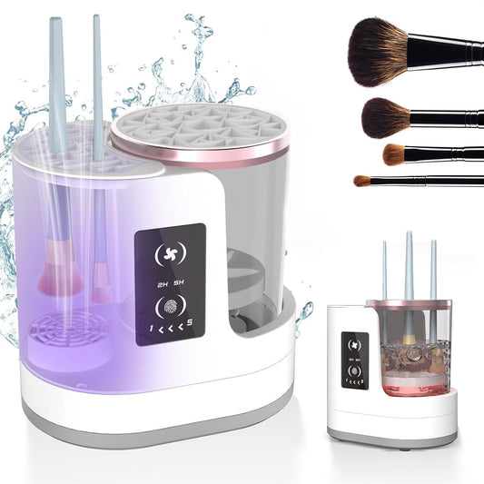 Automatic Makeup Brush Cleaner Machine – Rechargeable Electric Cleaning Tool