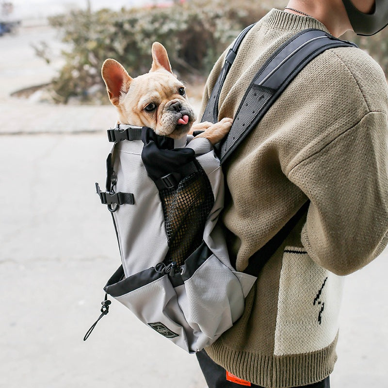 Portable Pet Carrier Backpack – Comfortable Dog Travel Bag for Small Pets