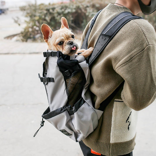 Portable Pet Carrier Backpack – Comfortable Dog Travel Bag for Small Pets
