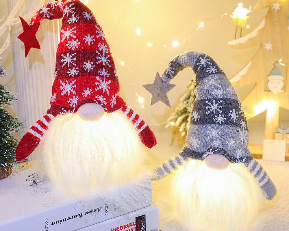 Nordic Christmas Gnome Faceless Plush Doll – Trendy Festive Home Decoration