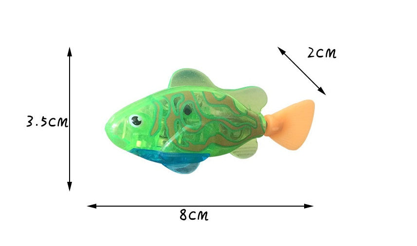 Electronic Cat Fish Toy – LED Light Interactive Play for Happy Cats