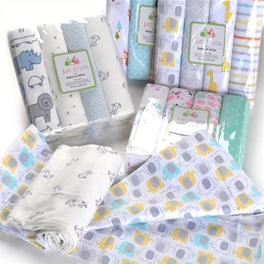 Soft Cotton Baby Crib Sheets – Breathable Nursery Bedding Set for Infant Comfort