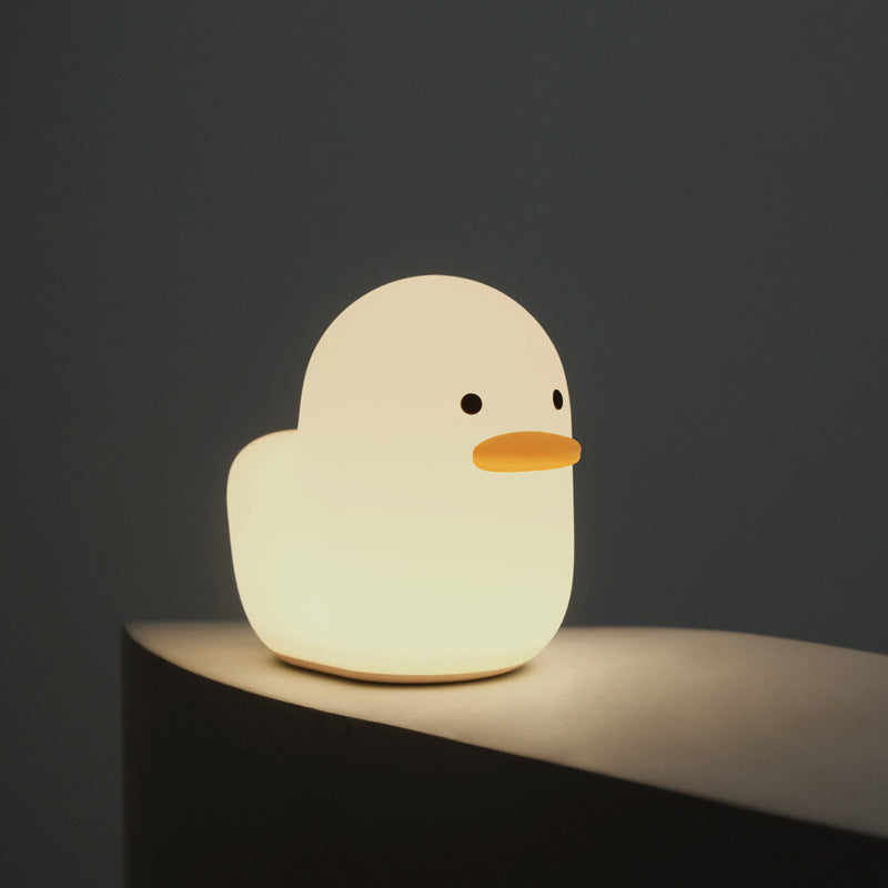 Silicone Duck Night Light – Cute LED Lamp for  Bedroom, Bedside & Cozy Room Decor