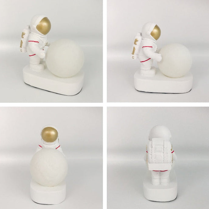 Astronaut Space Night Light LED Bedside Lamp – Nursery Decor Cute Sleep Light for Kids Room