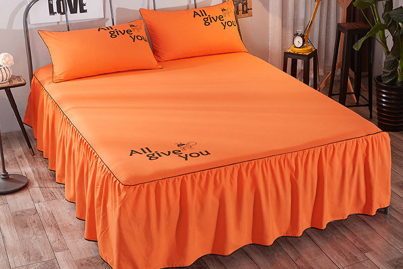 Soft Brushed Beauty Bed Cover – Spa Bed Skirt for Massage Table, Facial & Salon Setup
