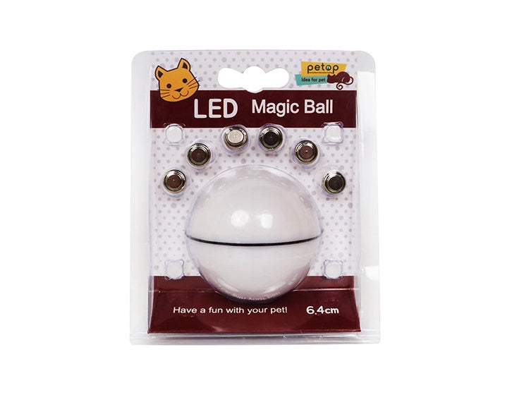 Interactive Rolling Cat Toy Ball – LED Laser Pet Toy for Endless Play & Exercise