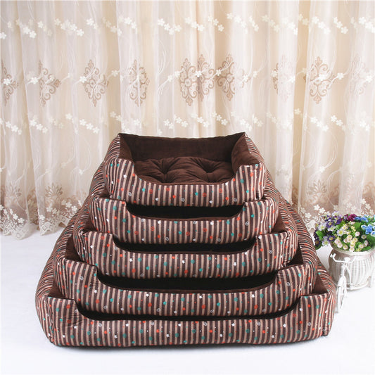 Anti-Stress Pet Bed Dog Cat Mattress – Soft Cozy Sleeping Cushion for Pets