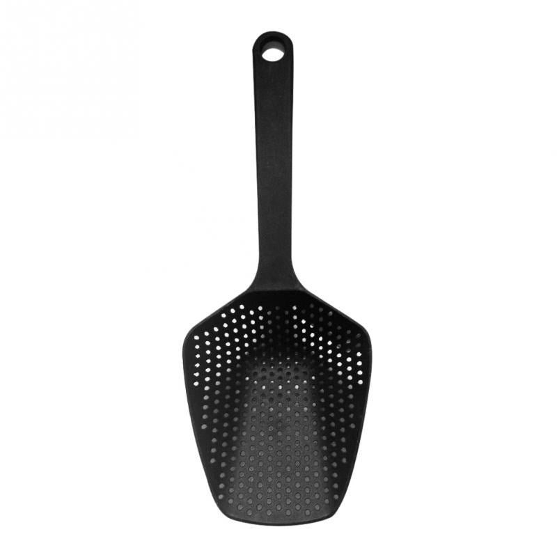 Heat-Resistant Nylon Scoop Colander – Kitchen Strainer Spoon for Cooking, Frying & Serving