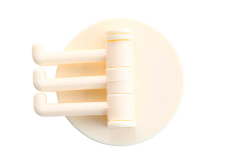 Kitchen & Bathroom Wall Hooks – ABS Nail-Free Adhesive Hooks for Storage & Organization