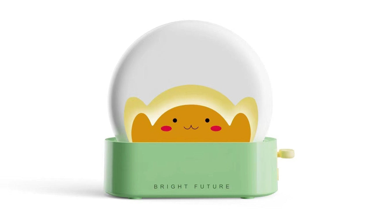 Kawaii Bread Night Light – Timer Bedside Lamp for Kids | Cute Bedroom Decor