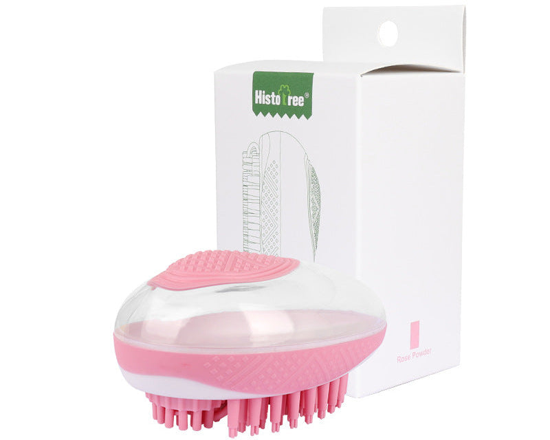 Pet Spa & Bath Brush – 2-in-1 Silicone Massage and Hair Removal Comb