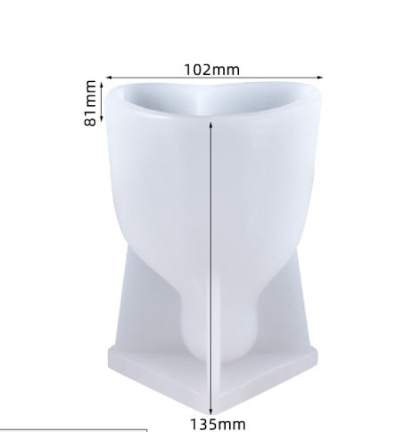 Scented Candle Silicone Mold – DIY Candle Holder Making Tool for Home Decor & Crafts