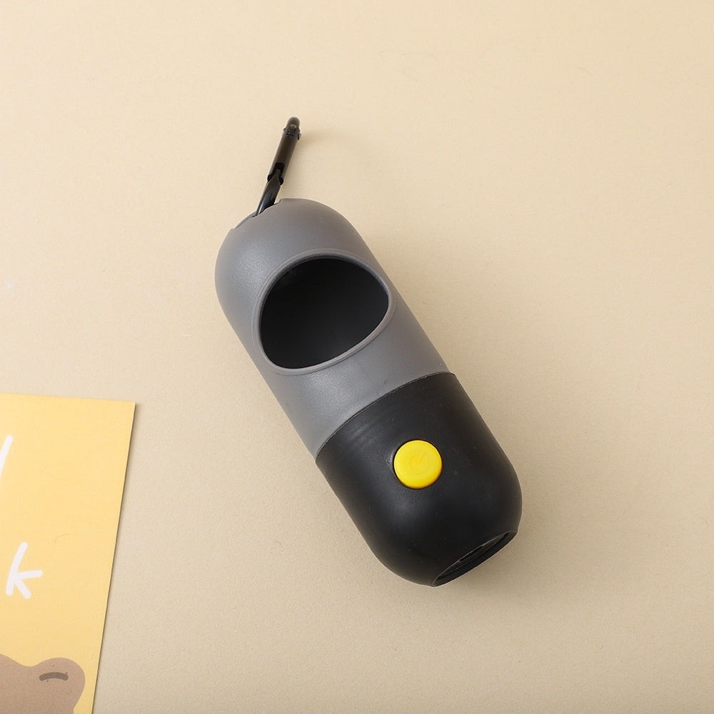 Dog Walking Accessory – LED Poop Bag Dispenser for Safe Night Walk