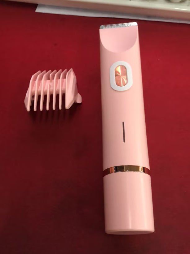 Women’s Electric Bikini Trimmer 2-in-1 Hair Remover – Painless Wet & Dry Pubic Hair Shaver for Sensitive Skin