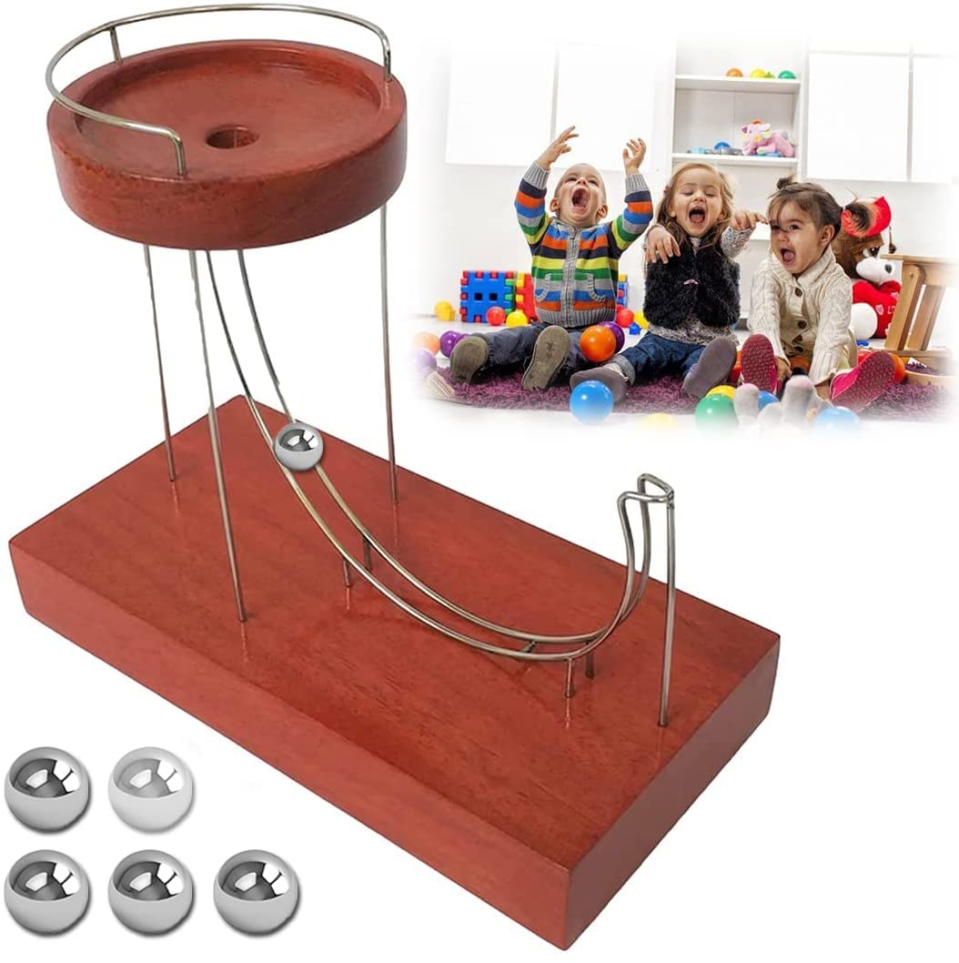 Kinetic Marble Motion Machine Decor – Creative Desktop Art Ornament for Home & Office