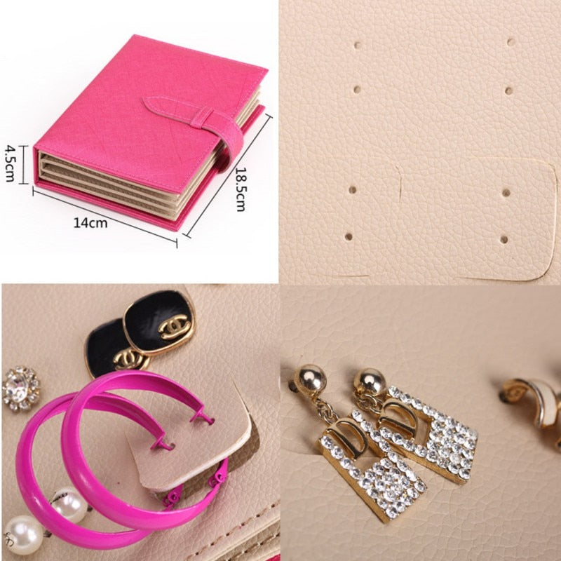 Travel Jewelry Organizer Bag – Portable Earring & Necklace Storage Box