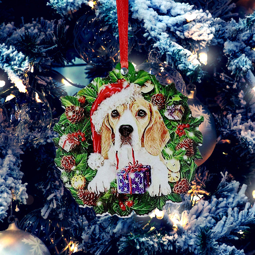 Custom Christmas Tree Ornament Personalized Family Name Hanging Decor
