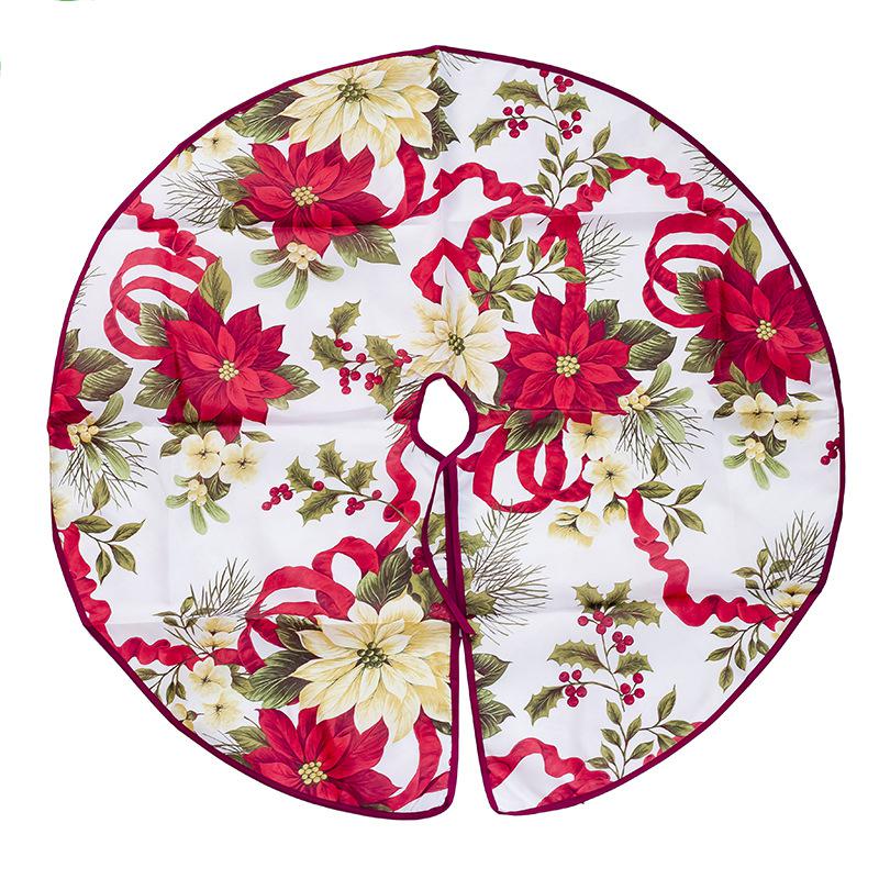 Christmas Tree Skirt Decoration – Festive Xmas Tree Base Cover for Holiday Home Decor