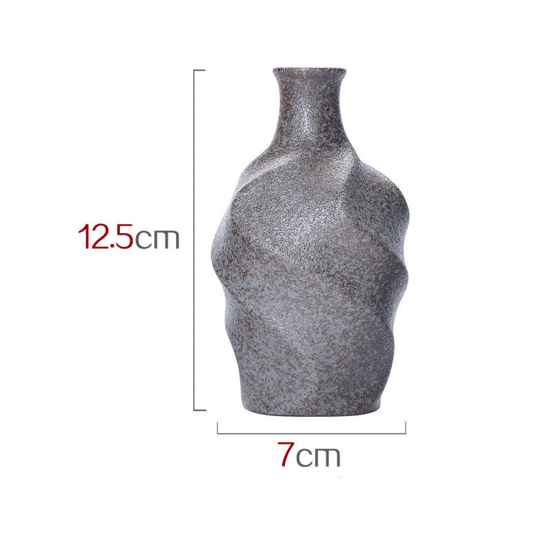 Modern Ceramic Vase for Dried Flowers – Minimalist Home Decor Living Room Table Vase