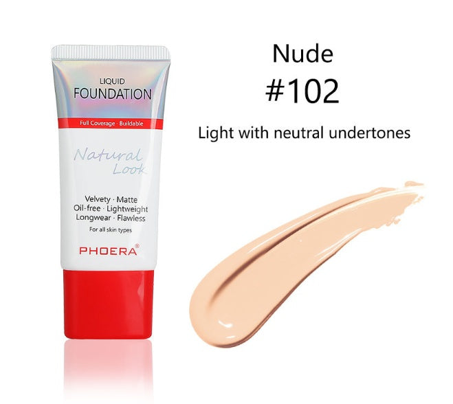Silky Matte Foundation – Lightweight Full Coverage for Smooth, Poreless Skin