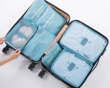 Travel Packing Cubes Set – Waterproof Nylon Organizer Bag for Trips