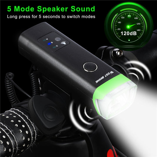Intelligent Bicycle Headlight Light – Smart Sensor LED Bike Front Light