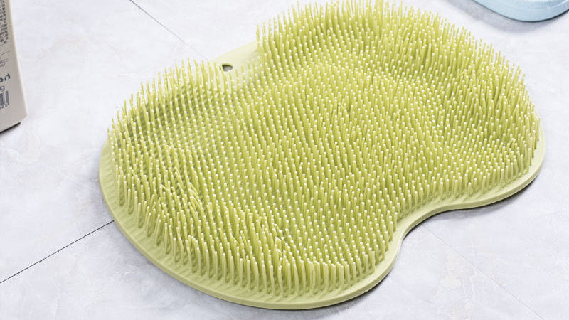Shower Foot Scrubber & Massager – Non-Slip Silicone Bath Brush for Smooth Skin