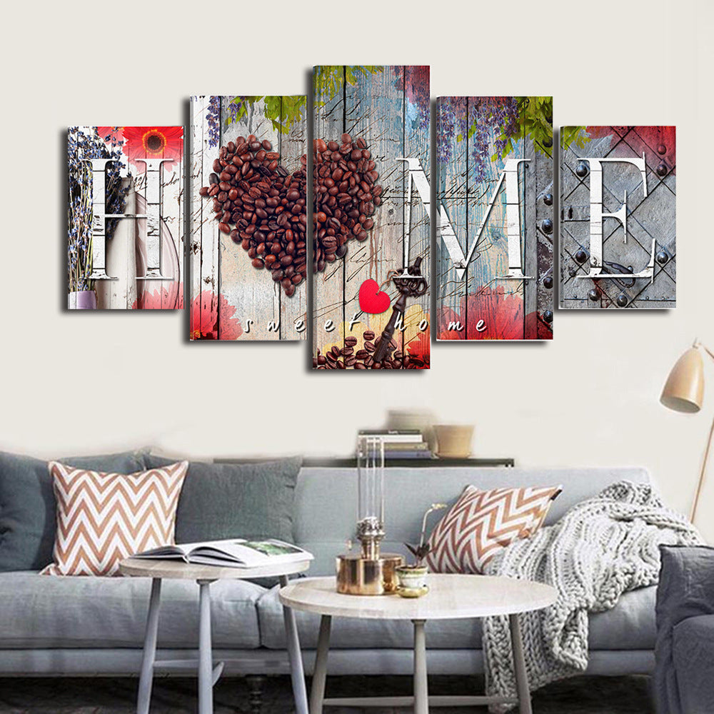 Home Sweet Home Wall Sign – Charming Wall Art for Modern Interiors