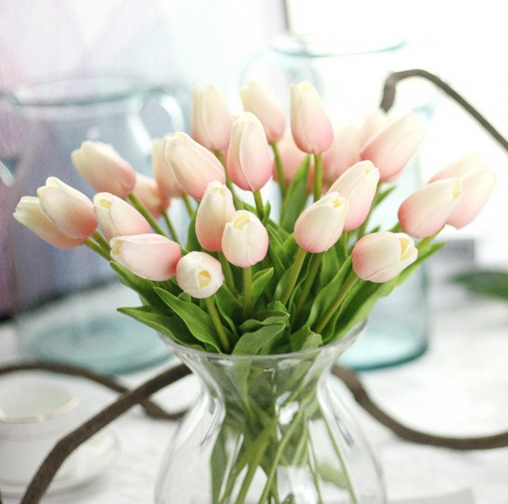Decorative Fake Flowers for Table – Artificial Home Decor Floral Centerpiece Set