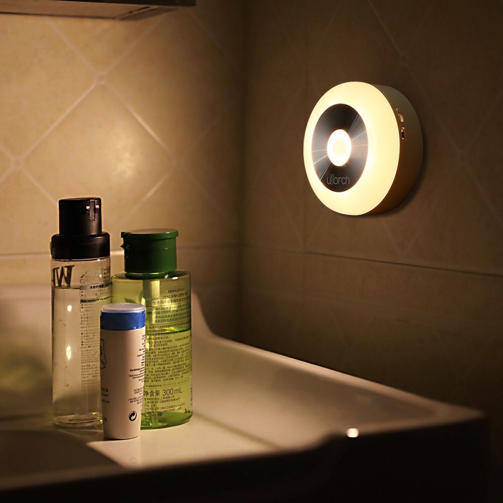 LED Motion Sensor Night Lamp – Smart Human Body Activated Light for Hallways