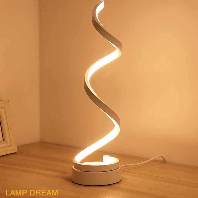 Aesthetic Table Lamp – Modern LED Night Light for Cozy Bedroom Decor
