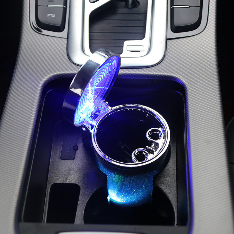 RGB LED Car Ashtray – Portable Smokeless Ash Tray