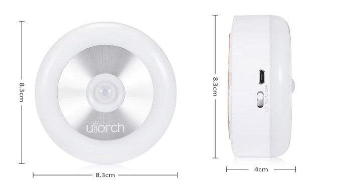 LED Motion Sensor Night Lamp – Smart Human Body Activated Light for Hallways