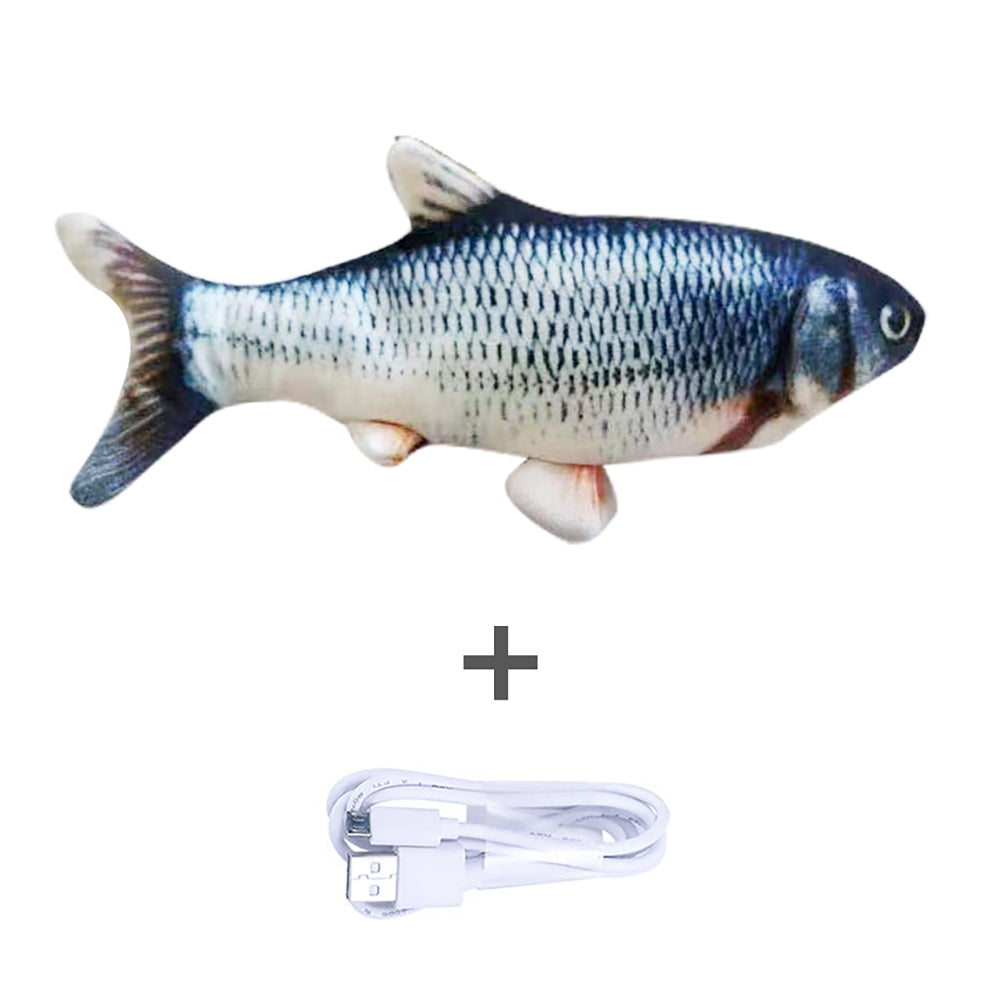 Indoor Cat Electric Fish Toy – Interactive Moving Simulation Toy for Exercise & Play